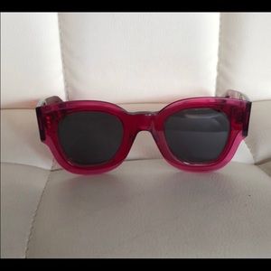 AUTHENTIC red Celine sunglasses